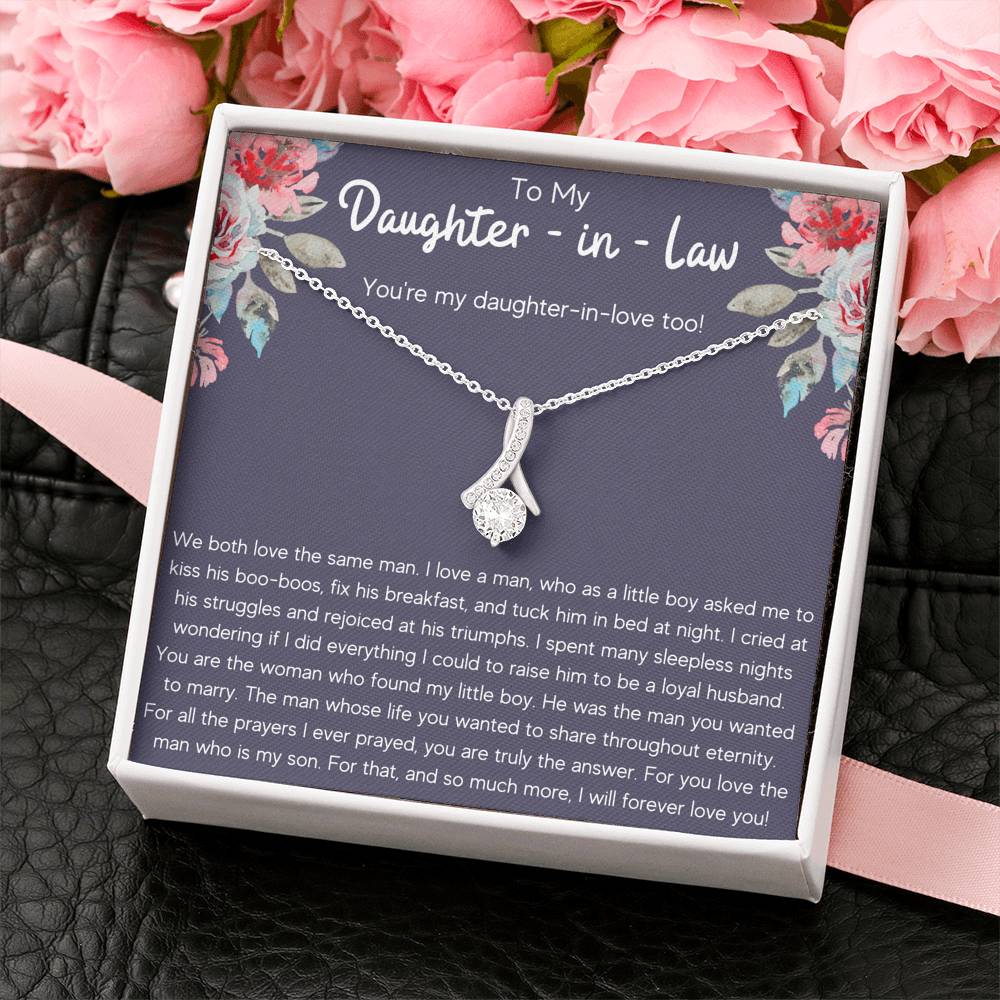 TO MY DAUGHTER-IN-LAW TRIUMPHS ALLURING BEAUTY NECKLACE GIFT SET - ON CLOUD NINE GIFTS