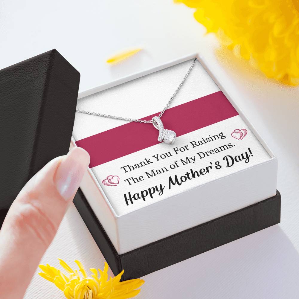 TO MY FUTURE MOTHER IN LAW MAN OF MY DREAMS ALLURING BEAUTY NECKLACE GIFT SET - ON CLOUD NINE GIFTS