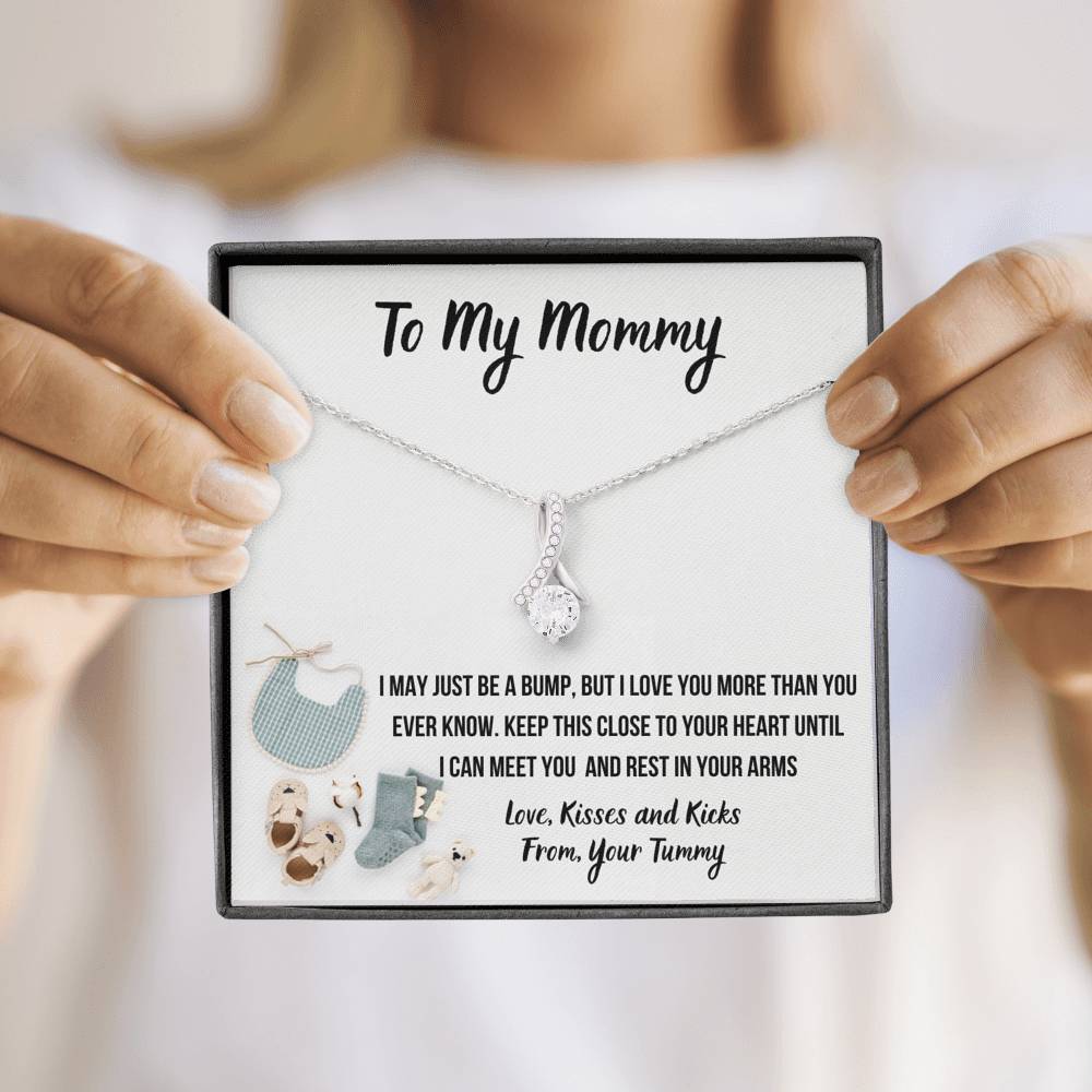 TO MY MOMMY "BABY FASHION" ALLURING BEAUTY NECKLACE GIFT SET - ON CLOUD NINE GIFTS