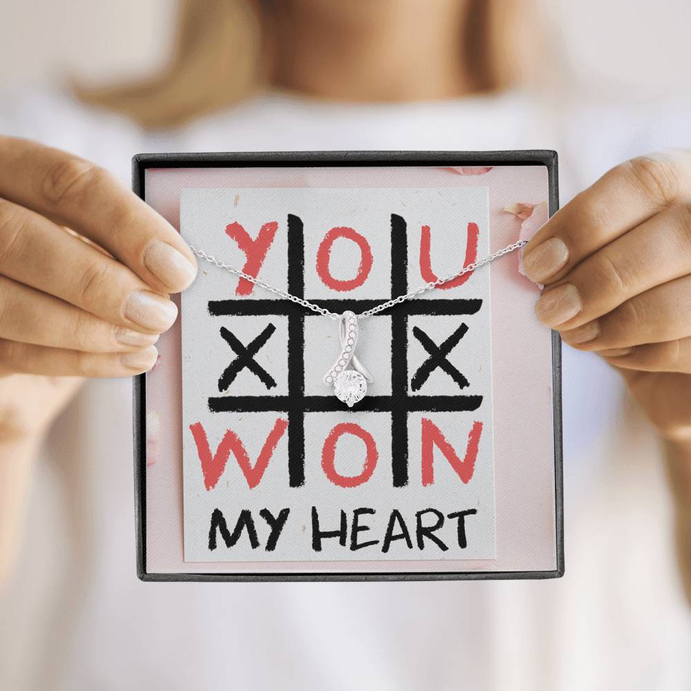 TO MY LOVE "TIC TAC TOE" ALLURING BEAUTY NECKLACE VALENTINES DAY GIFT SET - ON CLOUD NINE GIFTS