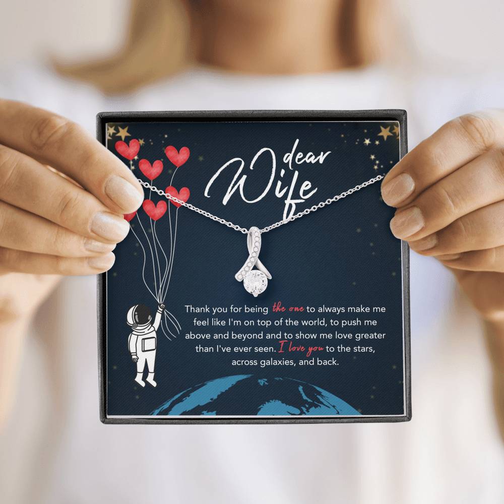 DEAR WIFE "STARS" ALLURING BEAUTY NECKLACE GIFT SET - ON CLOUD NINE GIFTS
