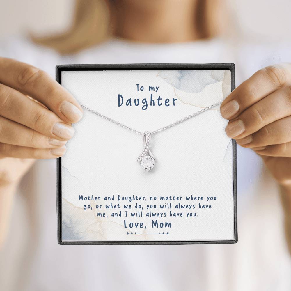 TO MY DAUGHTER "NO MATTER" ALLURING BEAUTY NECKLACE GIFT SET - ON CLOUD NINE GIFTS