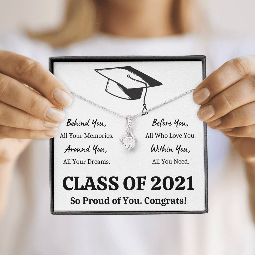 GRADUATION ALL YOU NEED ALLURING BEAUTY NECKLACE GIFT SET - ON CLOUD NINE GIFTS