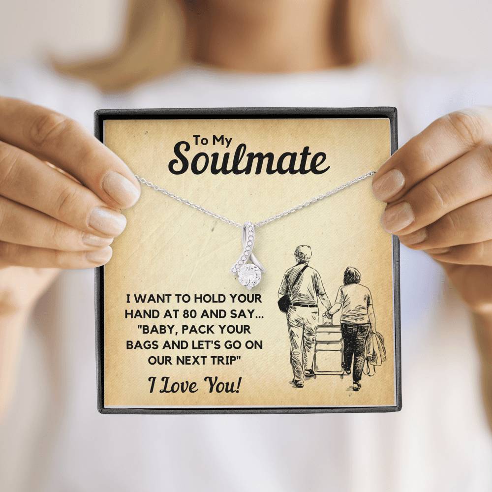 TO MY SOULMATE BAGS ALLURING BEAUTY NECKLACE GIFT SET - ON CLOUD NINE GIFTS