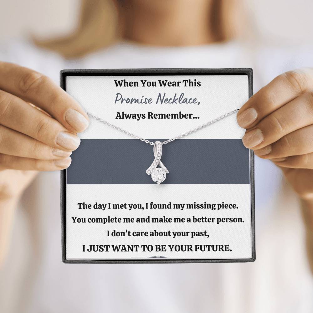 TO MY LOVE "PROMISE NECKLACE - YOUR FUTURE" ALLURING BEAUTY NECKLACE GIFT SET - ON CLOUD NINE GIFTS