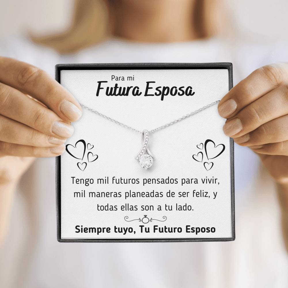 PARA MI FUTURA ESPOSA "MIL MANERAS" ALLURING BEAUTY NECKLACE GIFT SET - ON CLOUD NINE GIFTS