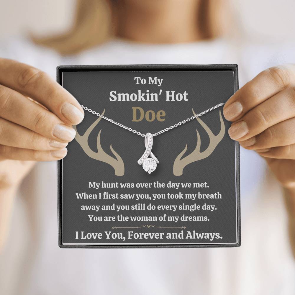 TO MY SMOKIN HOT DOE "DREAMS - DARK" ALLURING BEAUTY NECKLACE GIFT SET - ON CLOUD NINE GIFTS