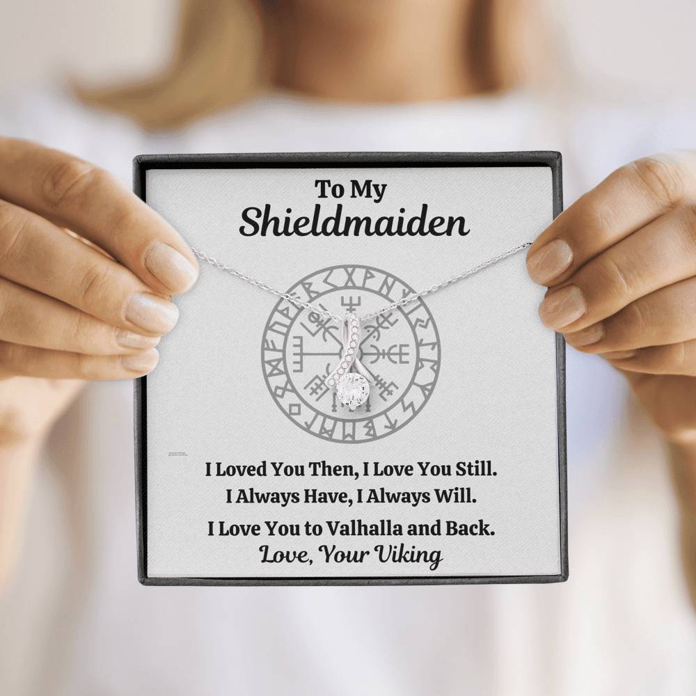 TO MY SHIELDMAIDEN "ALWAYS WILL" ALLURING BEAUTY NECKLACE GIFT SET - ON CLOUD NINE GIFTS