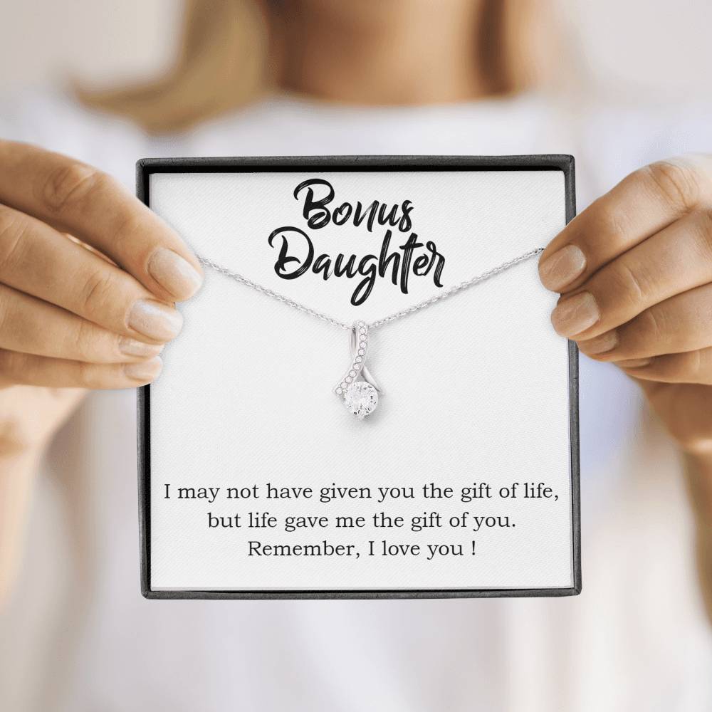BONUS DAUGHTER "THE GIFT OF YOU" ALLURING BEAUTY NECKLACE GIFT SET - ON CLOUD NINE GIFTS
