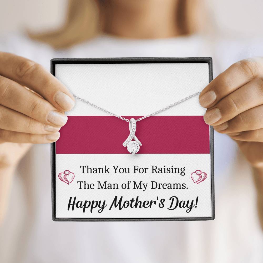 TO MY FUTURE MOTHER IN LAW MAN OF MY DREAMS ALLURING BEAUTY NECKLACE GIFT SET - ON CLOUD NINE GIFTS
