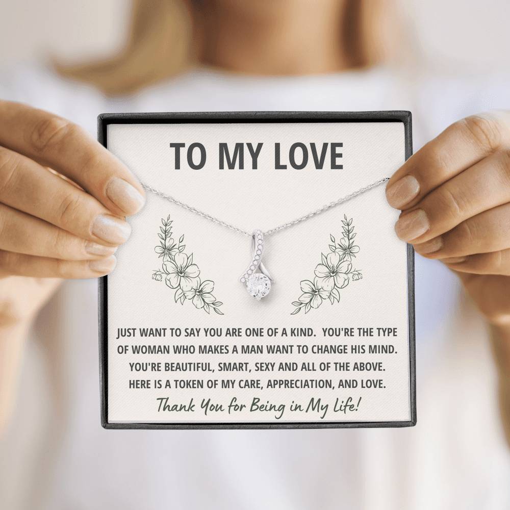 TO MY LOVE "TOKEN" ALLURING BEAUTY NECKLACE GIFT SET - ON CLOUD NINE GIFTS
