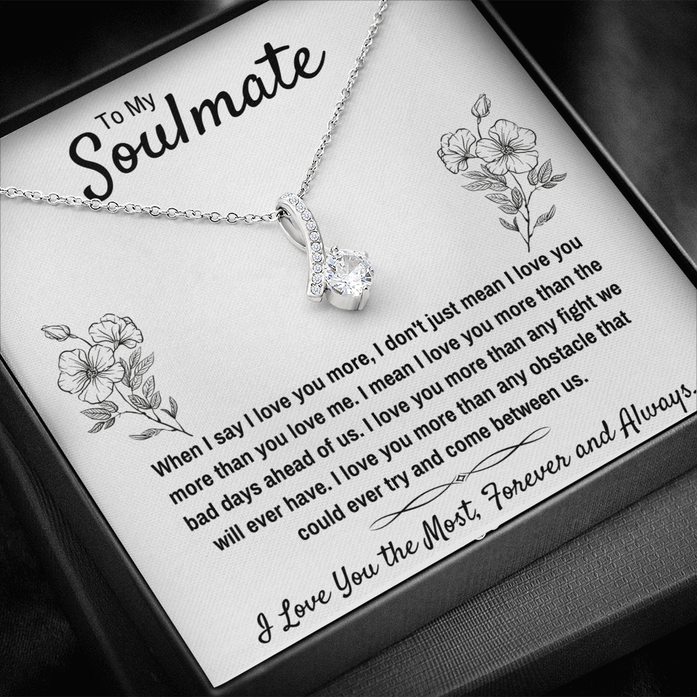 TO MY SOULMATE MOST ALLURING BEAUTY NECKLACE GIFT SET - ON CLOUD NINE GIFTS