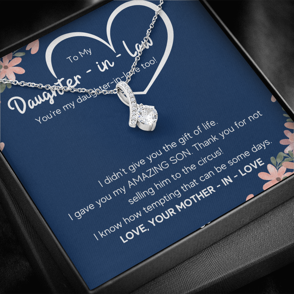 DAUGHTER IN LAW CIRCUS ALLURING BEAUTY NECKLACE GIFT SET - ON CLOUD NINE GIFTS