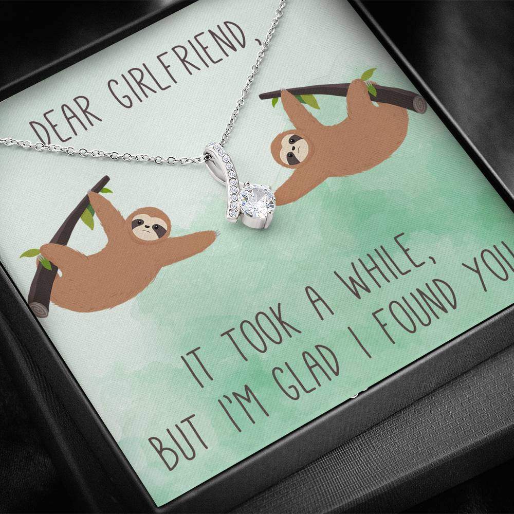 DEAR GIRLFRIEND "A WHILE" ALLURING BEAUTY NECKLACE GIFT SET - ON CLOUD NINE GIFTS