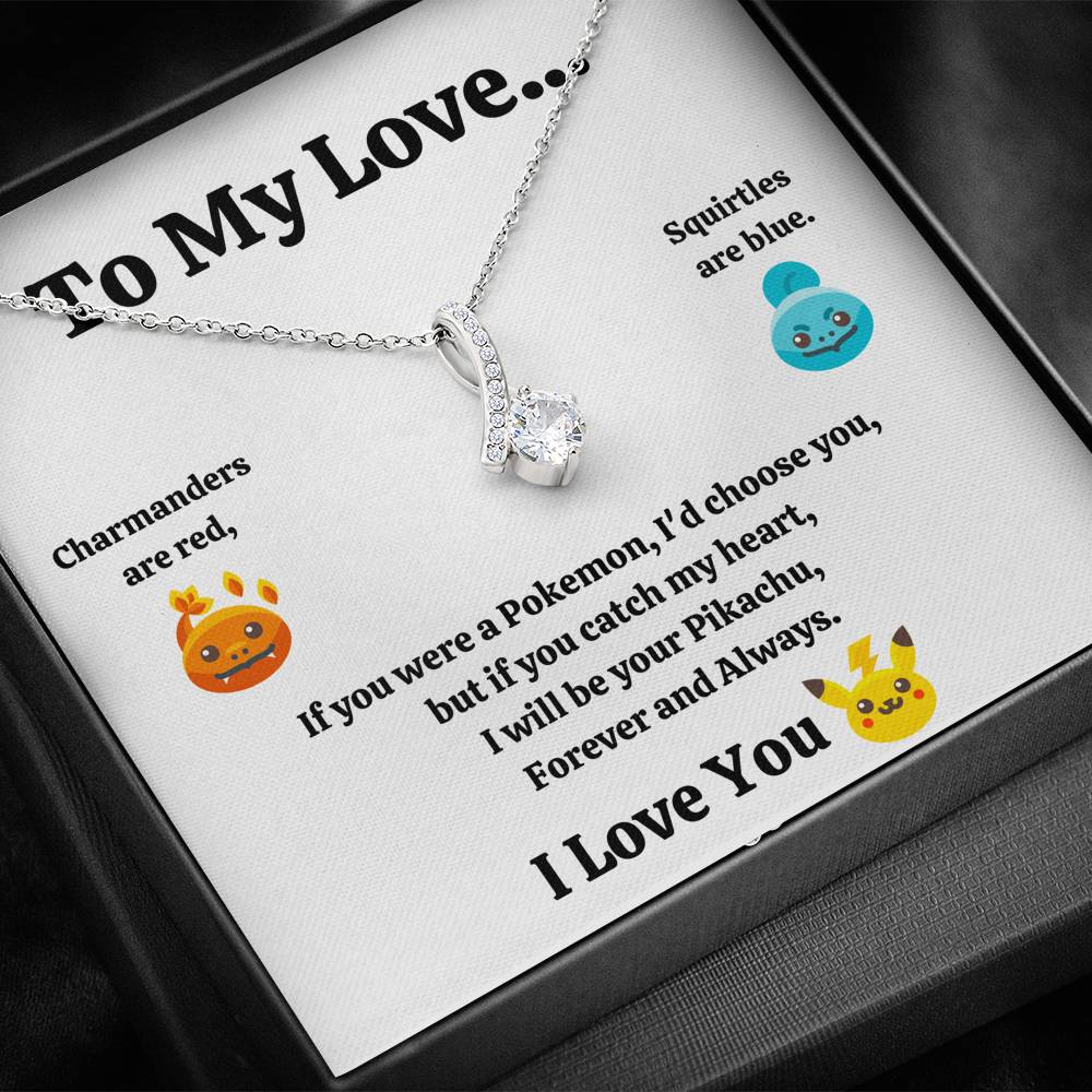 TO MY LOVE "CATCH MY HEART" ALLURING BEAUTY NECKLACE GIFT SET - ON CLOUD NINE GIFTS