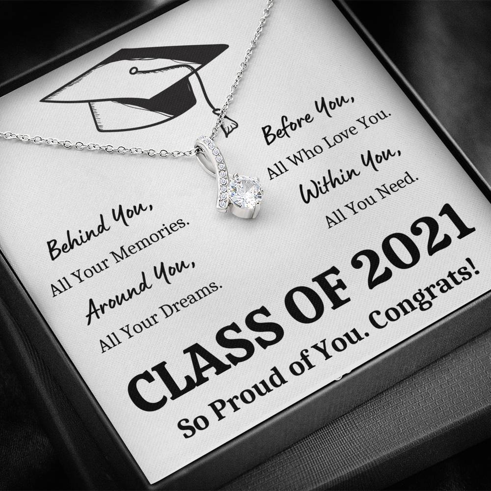 GRADUATION ALL YOU NEED ALLURING BEAUTY NECKLACE GIFT SET - ON CLOUD NINE GIFTS