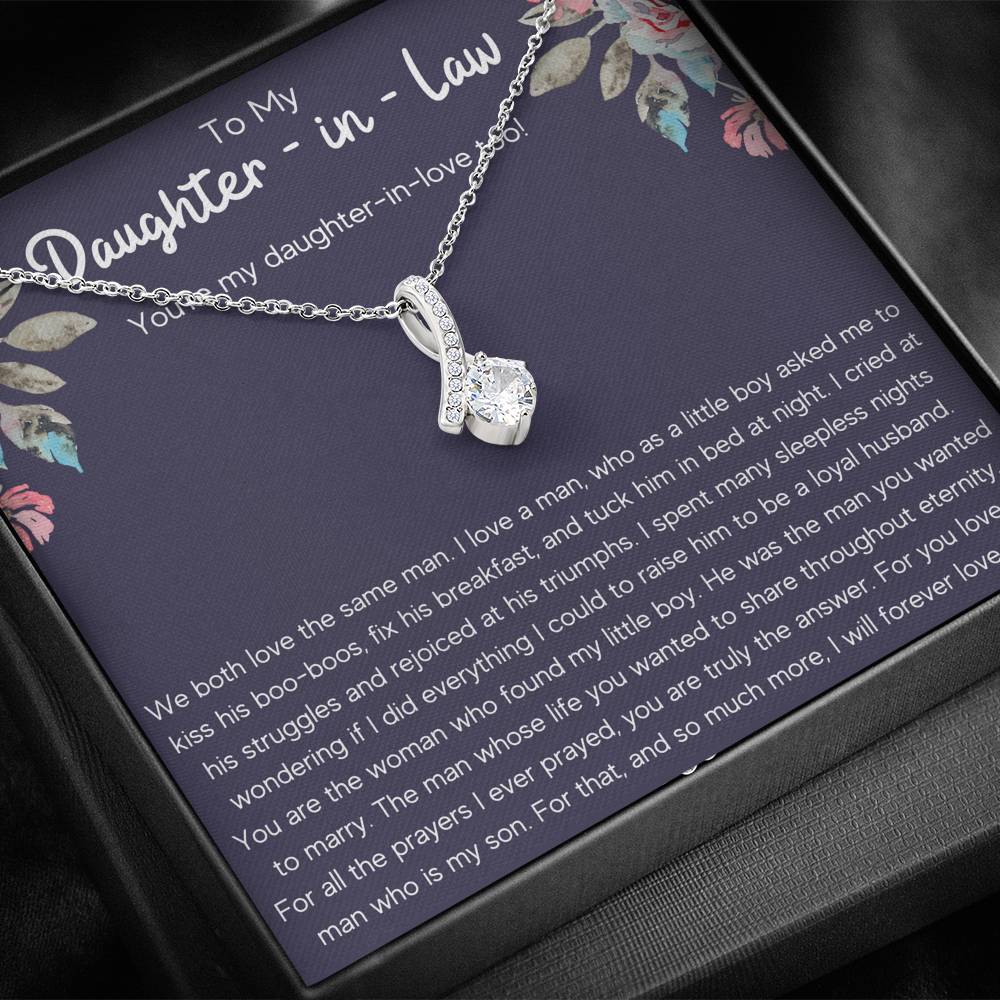 TO MY DAUGHTER-IN-LAW TRIUMPHS ALLURING BEAUTY NECKLACE GIFT SET - ON CLOUD NINE GIFTS