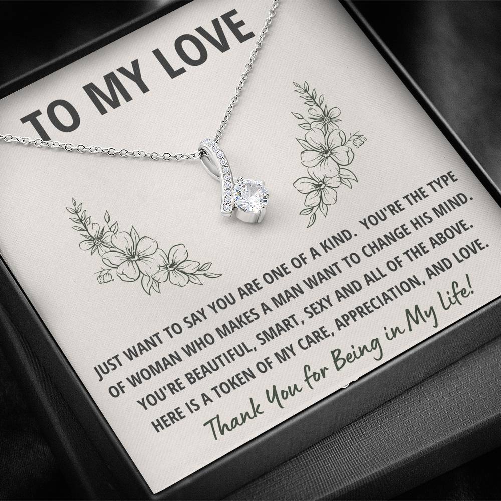 TO MY LOVE "TOKEN" ALLURING BEAUTY NECKLACE GIFT SET - ON CLOUD NINE GIFTS