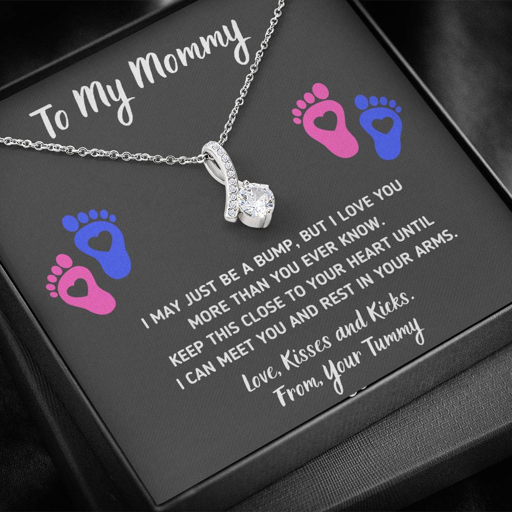 MOMMY HEART-FEET ALLURING BEAUTY NECKLACE GIFT SET - ON CLOUD NINE GIFTS