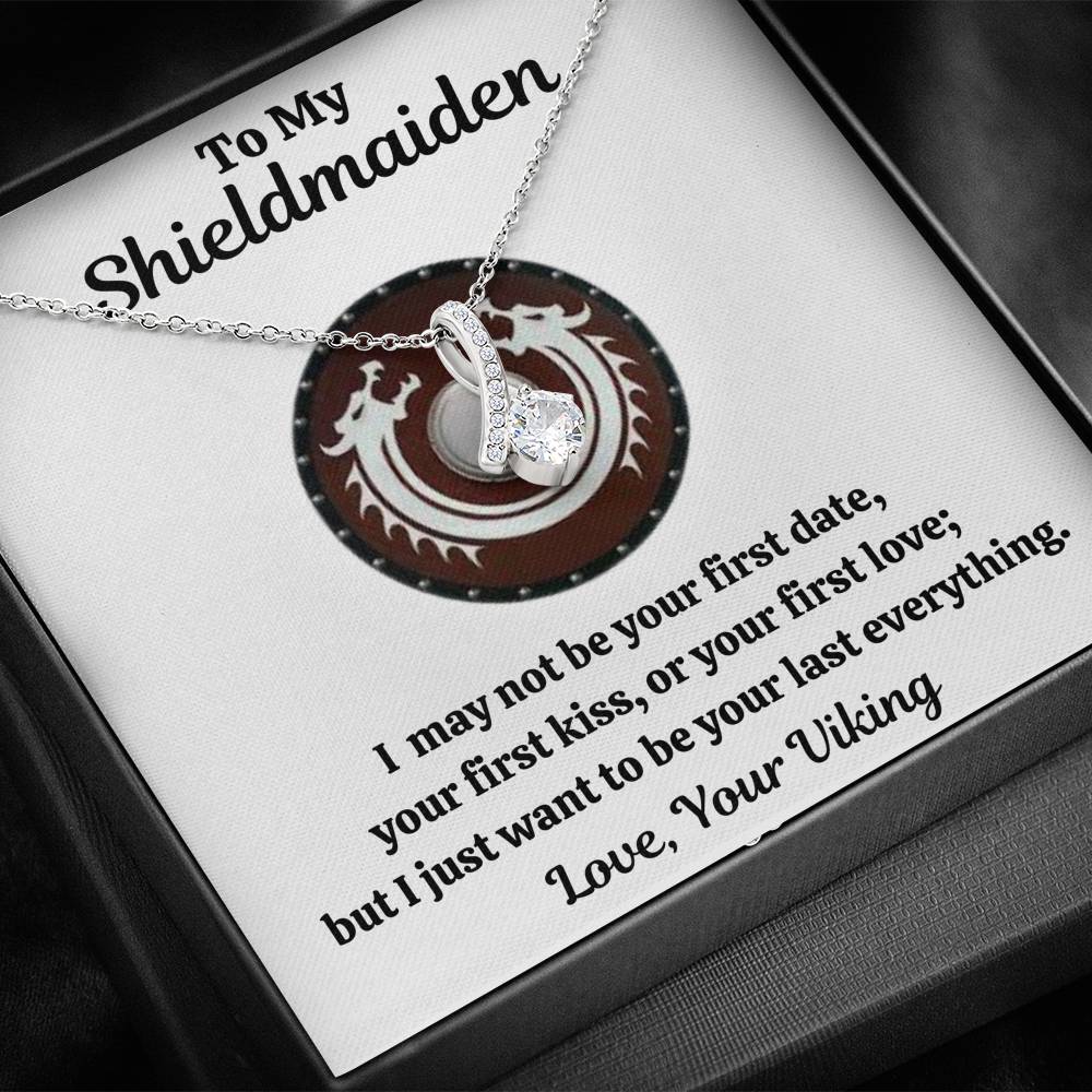 TO MY SHIELDMAIDEN "LAST EVERYTHING - RED" ALLURING BEAUTY NECKLACE GIFT SET - ON CLOUD NINE GIFTS