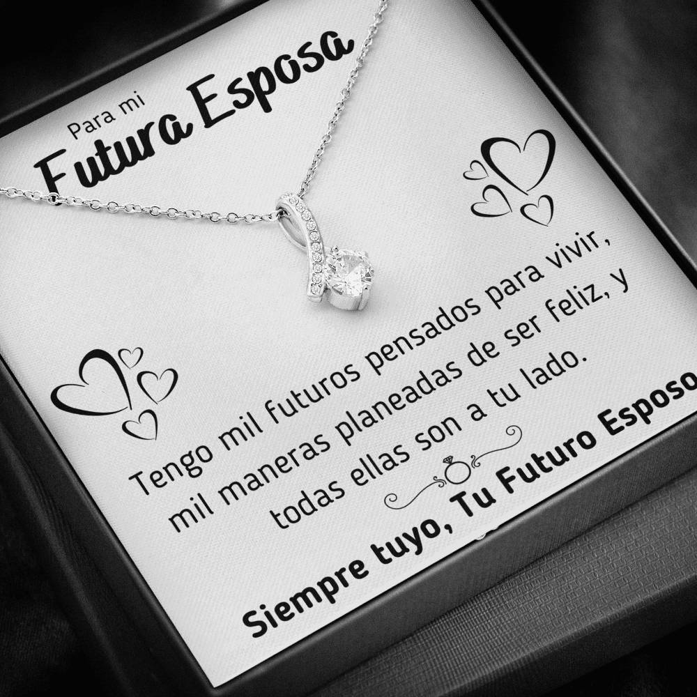 PARA MI FUTURA ESPOSA "MIL MANERAS" ALLURING BEAUTY NECKLACE GIFT SET - ON CLOUD NINE GIFTS