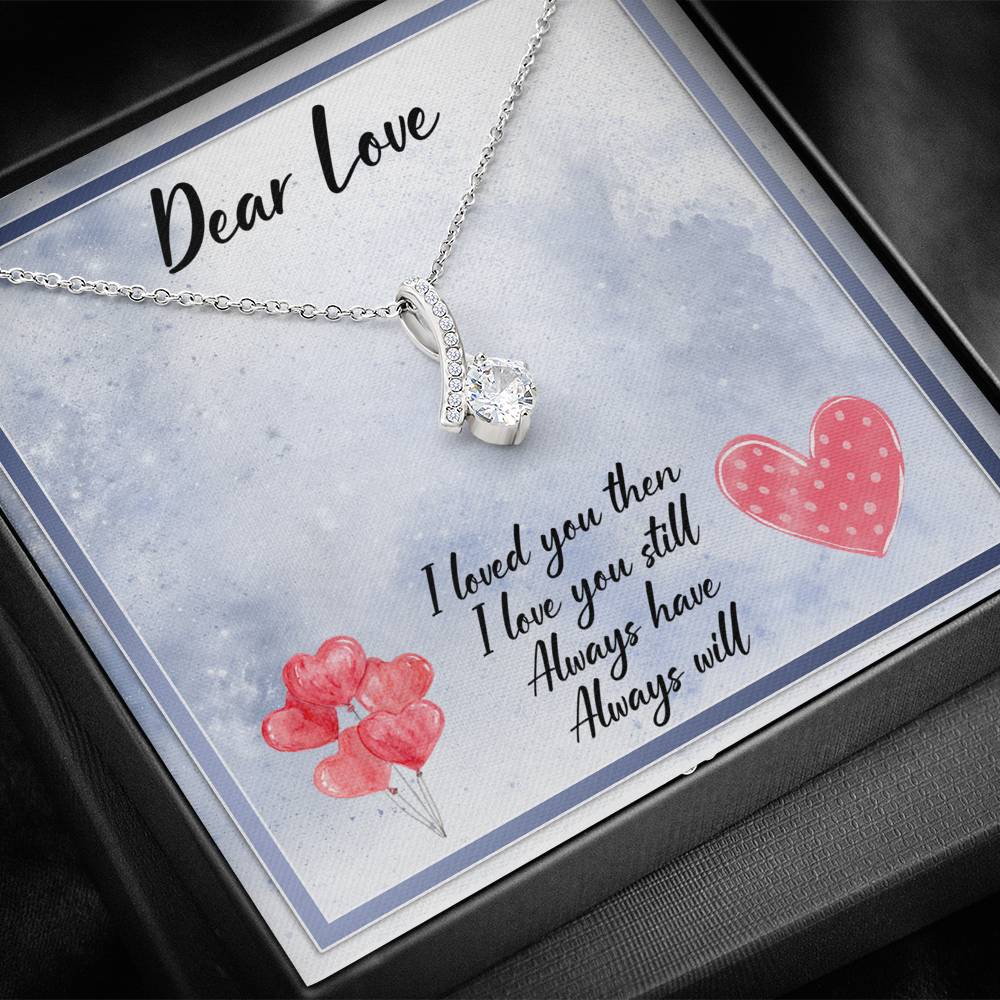 DEAR WIFE "LOVE YOU STILL" ALLURING BEAUTY NECKLACE GIFT SET - ON CLOUD NINE GIFTS