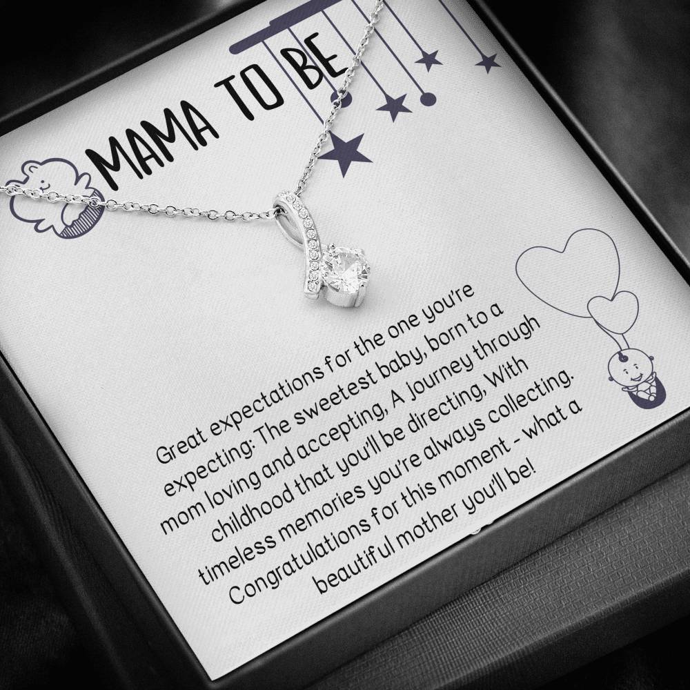 MAMA TO "BE BEAUTIFUL MOTHER" ALLURING BEAUTY NECKLACE GIFT SET - ON CLOUD NINE GIFTS