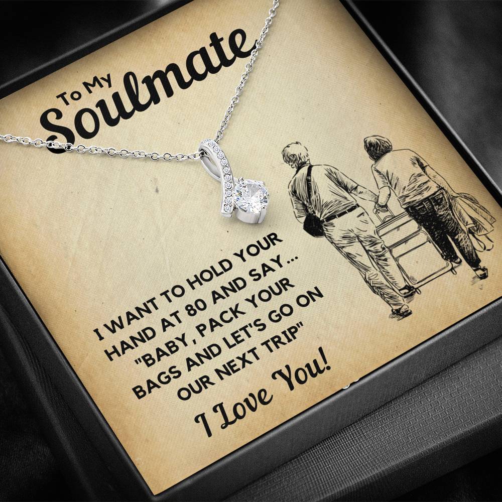 TO MY SOULMATE BAGS ALLURING BEAUTY NECKLACE GIFT SET - ON CLOUD NINE GIFTS