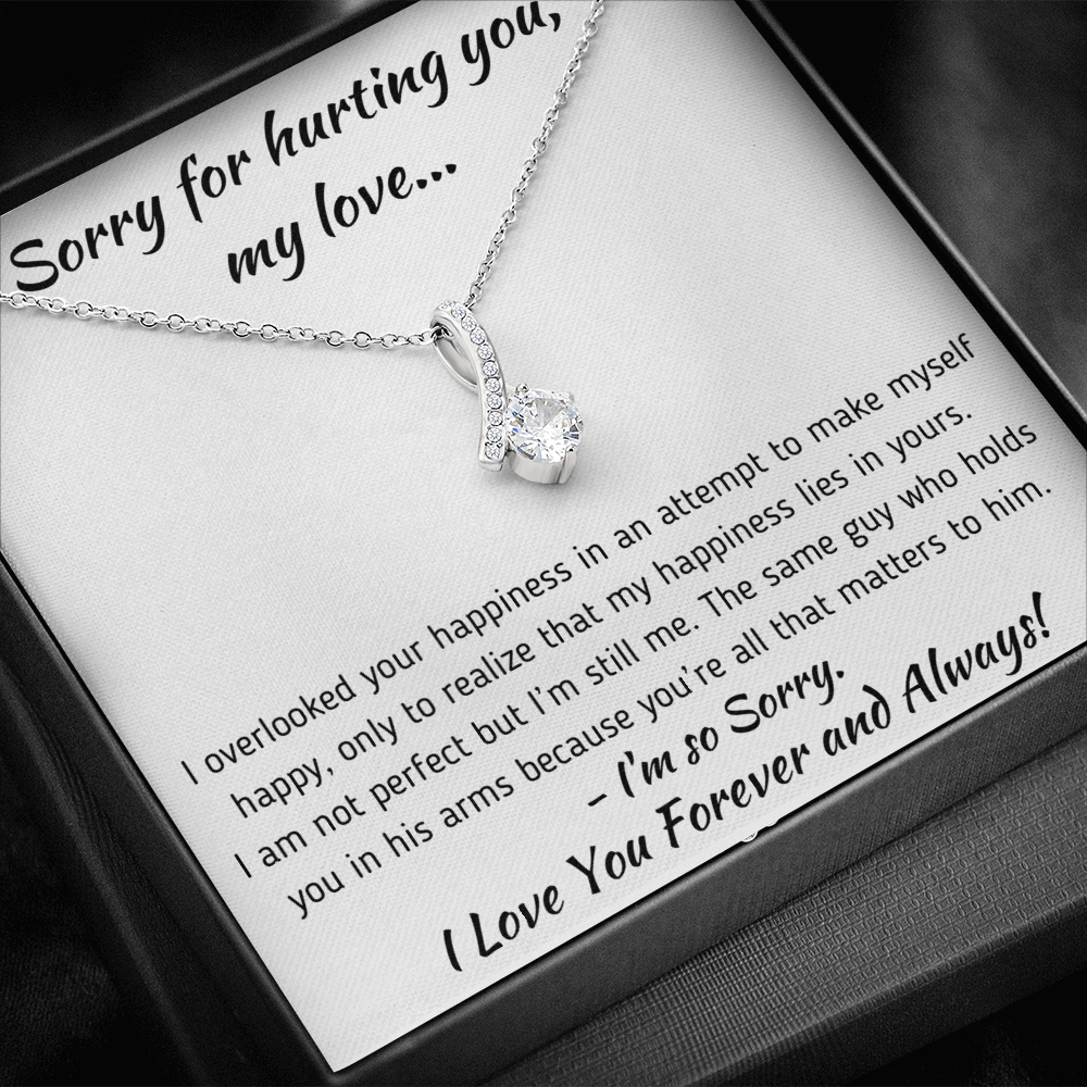 TO MY SOULMATE APOLOGY ALLURING BEAUTY NECKLACE GIFT SET - ON CLOUD NINE GIFTS
