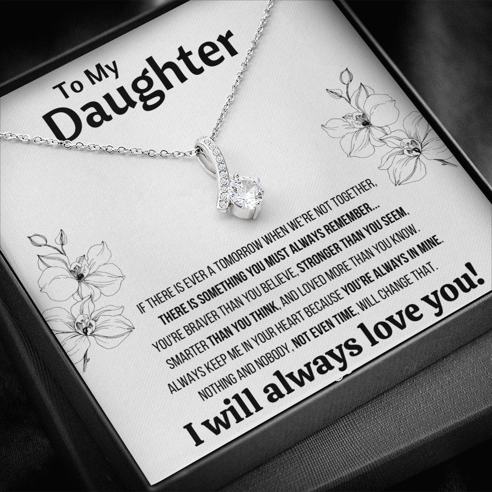 Birthday gifts for daughter, mother daughter necklace, mom daughter jewelry, mom to daughter mothers day gift, daughter necklace from dad - ON CLOUD NINE GIFTS