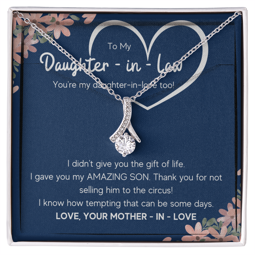 DAUGHTER IN LAW CIRCUS ALLURING BEAUTY NECKLACE GIFT SET - ON CLOUD NINE GIFTS