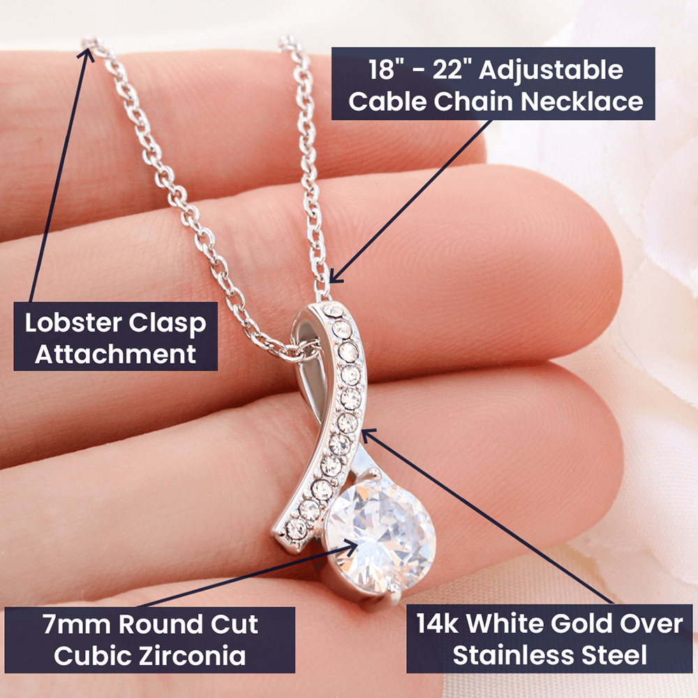 Birthday gifts for daughter, mother daughter necklace, mom daughter jewelry, mom to daughter mothers day gift, daughter necklace from dad - ON CLOUD NINE GIFTS