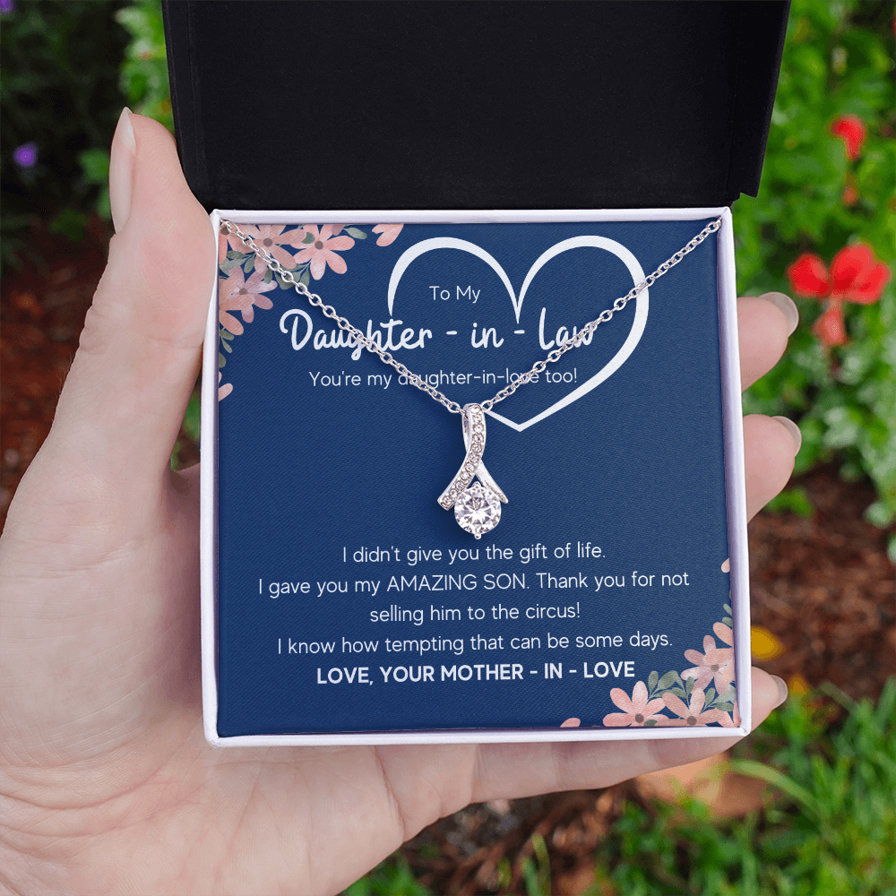 DAUGHTER IN LAW CIRCUS ALLURING BEAUTY NECKLACE GIFT SET - ON CLOUD NINE GIFTS
