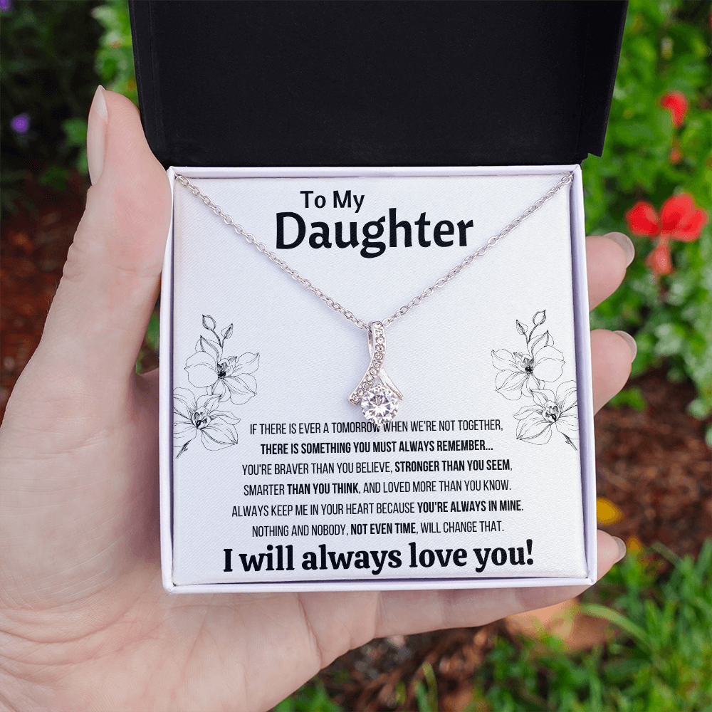 Birthday gifts for daughter, mother daughter necklace, mom daughter jewelry, mom to daughter mothers day gift, daughter necklace from dad - ON CLOUD NINE GIFTS