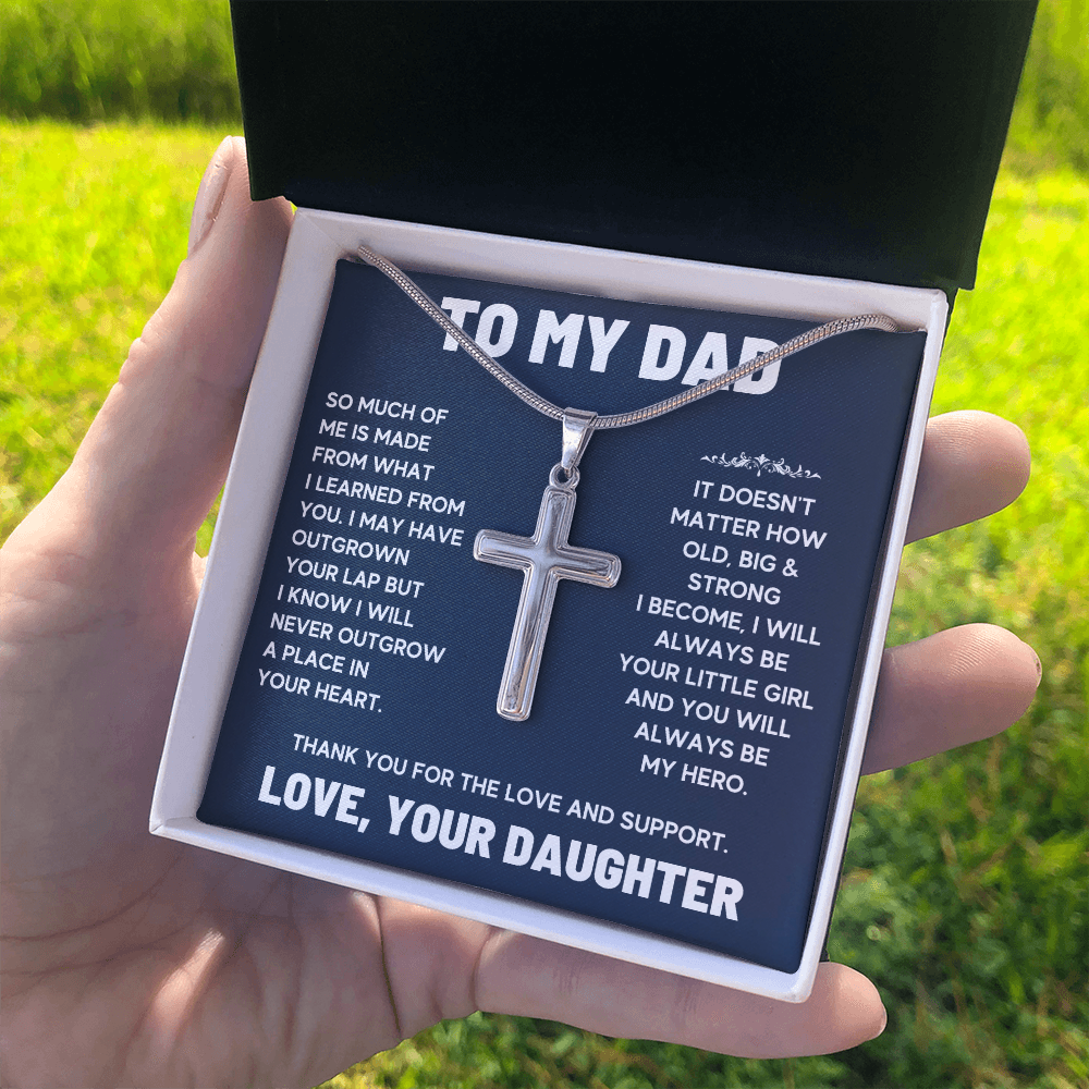 For dad from daughter, gifts for him dad, awesome dad, dad birthday gifts from kids, cheesy gifts for dad, fathers day gifts for dad chain - ON CLOUD NINE GIFTS