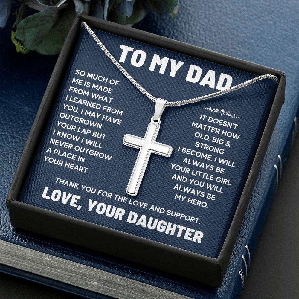 For dad from daughter, gifts for him dad, awesome dad, dad birthday gifts from kids, cheesy gifts for dad, fathers day gifts for dad chain - ON CLOUD NINE GIFTS