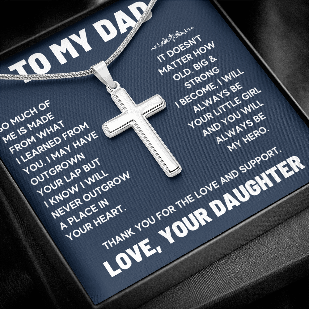 For dad from daughter, gifts for him dad, awesome dad, dad birthday gifts from kids, cheesy gifts for dad, fathers day gifts for dad chain - ON CLOUD NINE GIFTS