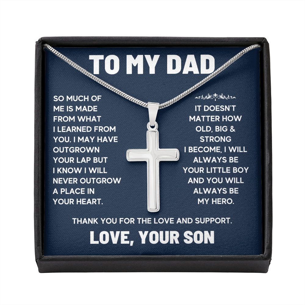 For dad from son gifts for him dad, awesome dad, dad birthday gifts from kids, cheesy gifts for dad, fathers day gifts for dad chain - ON CLOUD NINE GIFTS