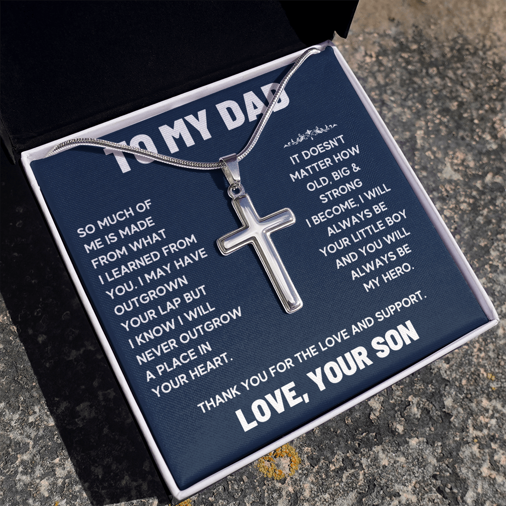 For dad from son gifts for him dad, awesome dad, dad birthday gifts from kids, cheesy gifts for dad, fathers day gifts for dad chain - ON CLOUD NINE GIFTS