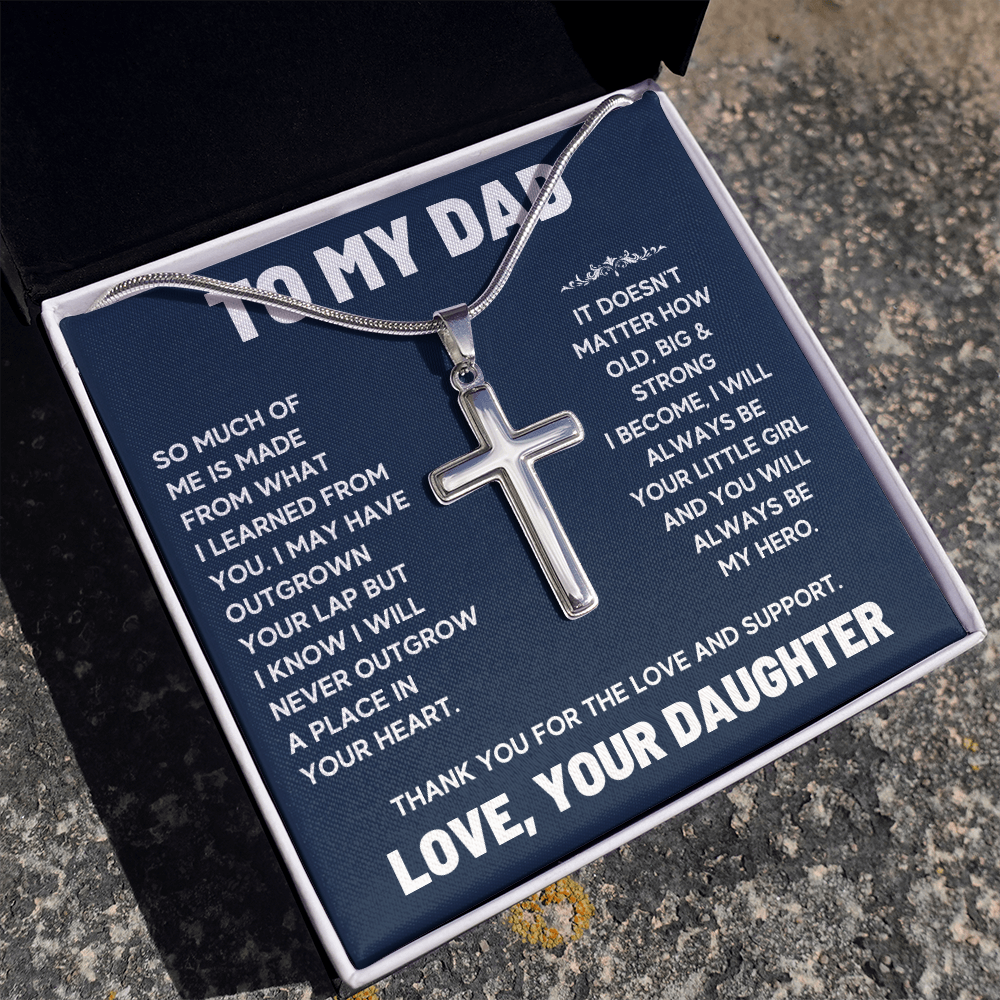 For dad from daughter, gifts for him dad, awesome dad, dad birthday gifts from kids, cheesy gifts for dad, fathers day gifts for dad chain - ON CLOUD NINE GIFTS