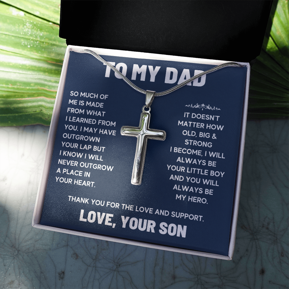 For dad from son gifts for him dad, awesome dad, dad birthday gifts from kids, cheesy gifts for dad, fathers day gifts for dad chain - ON CLOUD NINE GIFTS