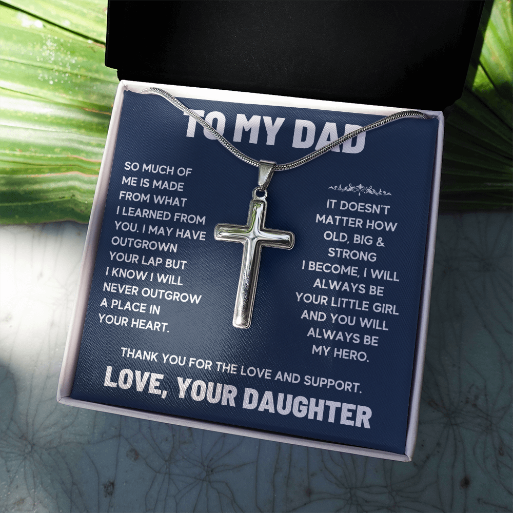 For dad from daughter, gifts for him dad, awesome dad, dad birthday gifts from kids, cheesy gifts for dad, fathers day gifts for dad chain - ON CLOUD NINE GIFTS