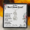 TO THE BEST MOM EVER "FOR ALL" GIRAFFE NECKLACE GIFT SET - ON CLOUD NINE GIFTS