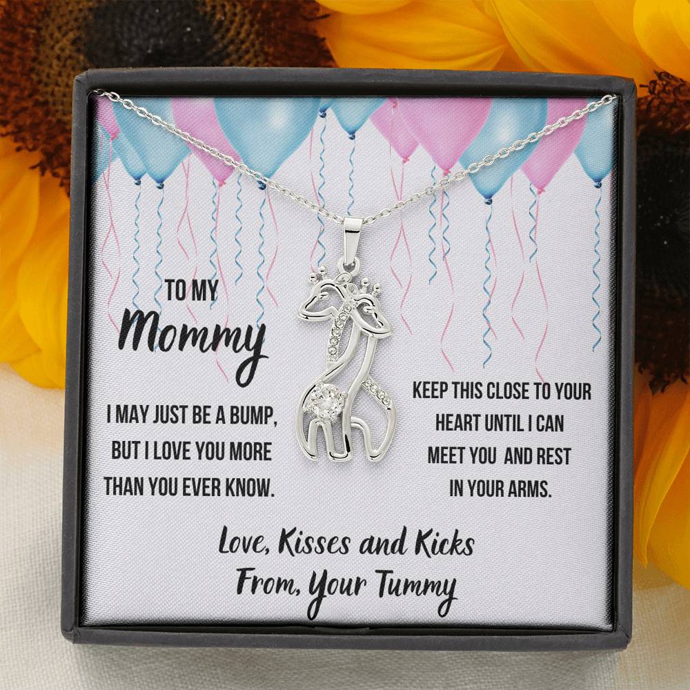 TO MY MOMMY "CELEBRATION" GIRAFFE NECKLACE GIFT SET - ON CLOUD NINE GIFTS