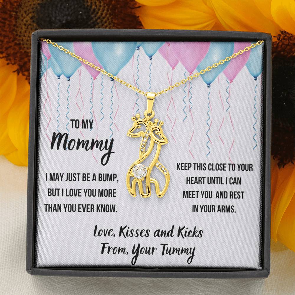 TO MY MOMMY "CELEBRATION" GIRAFFE NECKLACE GIFT SET - ON CLOUD NINE GIFTS