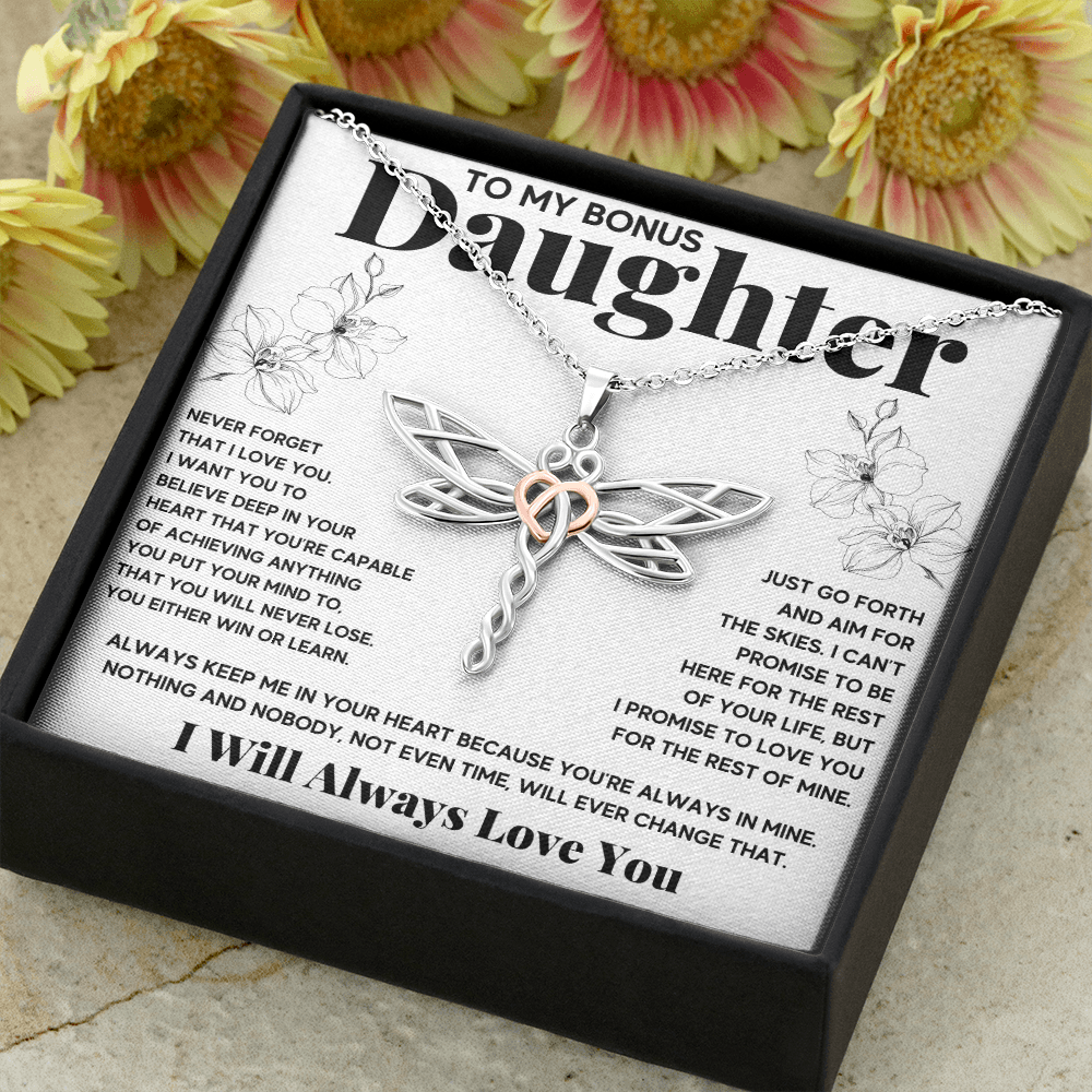 BONUS DAUGHTER TIME DRAGONFLY NECKLACE - ON CLOUD NINE GIFTS