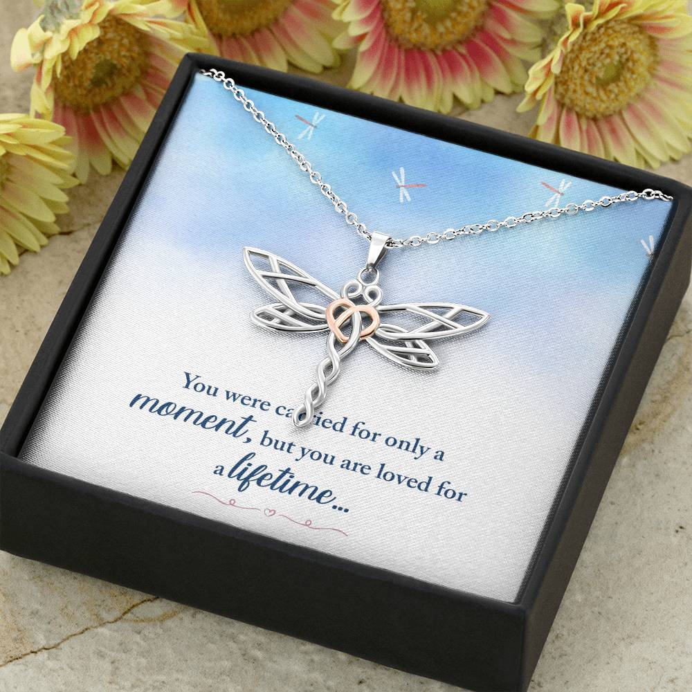 REMEMBRANCE "LOVED FOR A LIFETIME" DRAGONFLY NECKLACE GIFT SET - ON CLOUD NINE GIFTS