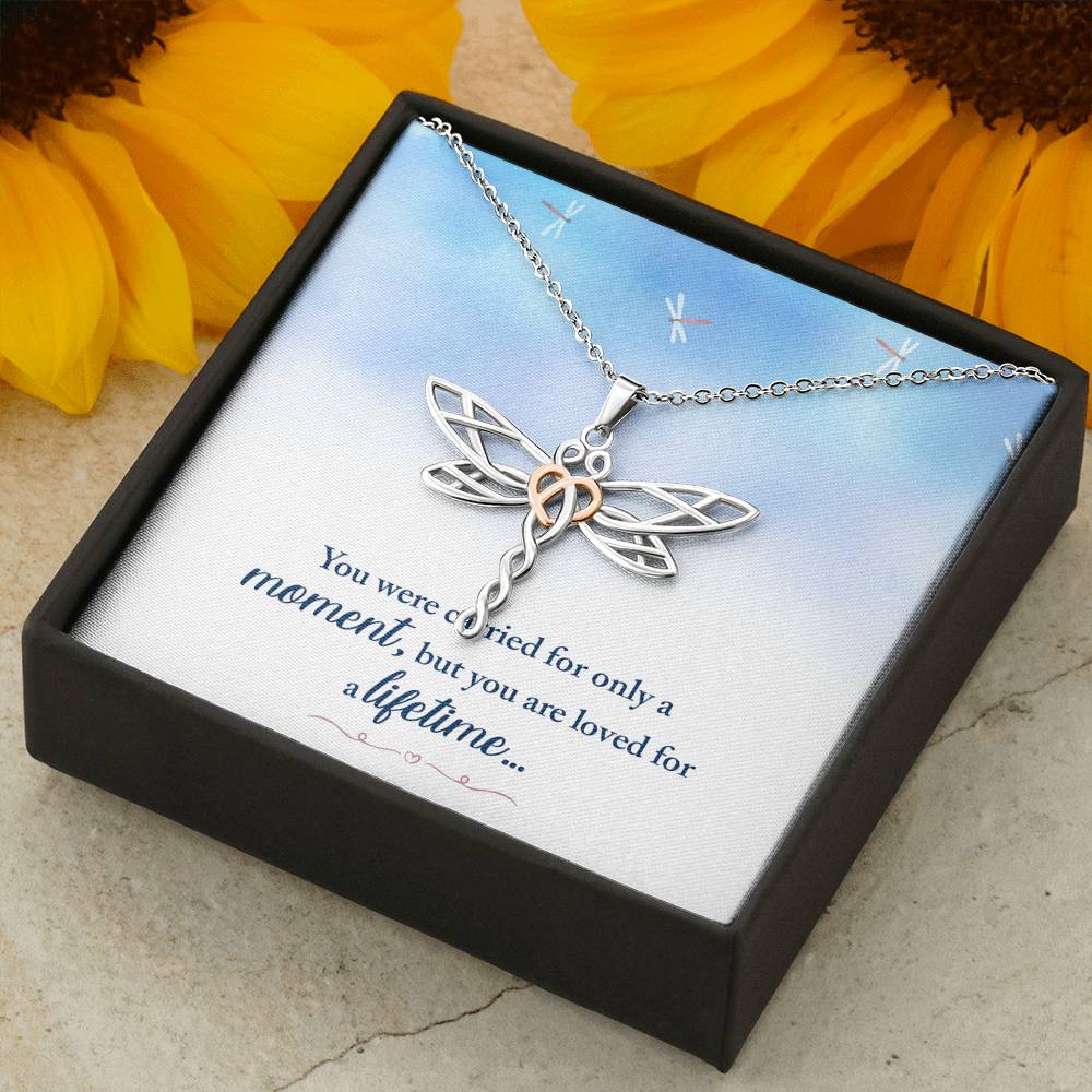 REMEMBRANCE "LOVED FOR A LIFETIME" DRAGONFLY NECKLACE GIFT SET - ON CLOUD NINE GIFTS
