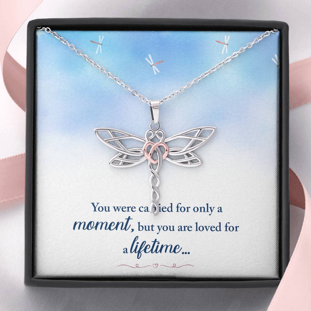 REMEMBRANCE "LOVED FOR A LIFETIME" DRAGONFLY NECKLACE GIFT SET - ON CLOUD NINE GIFTS