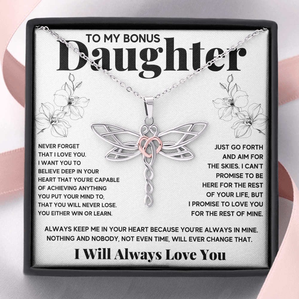 BONUS DAUGHTER TIME DRAGONFLY NECKLACE - ON CLOUD NINE GIFTS